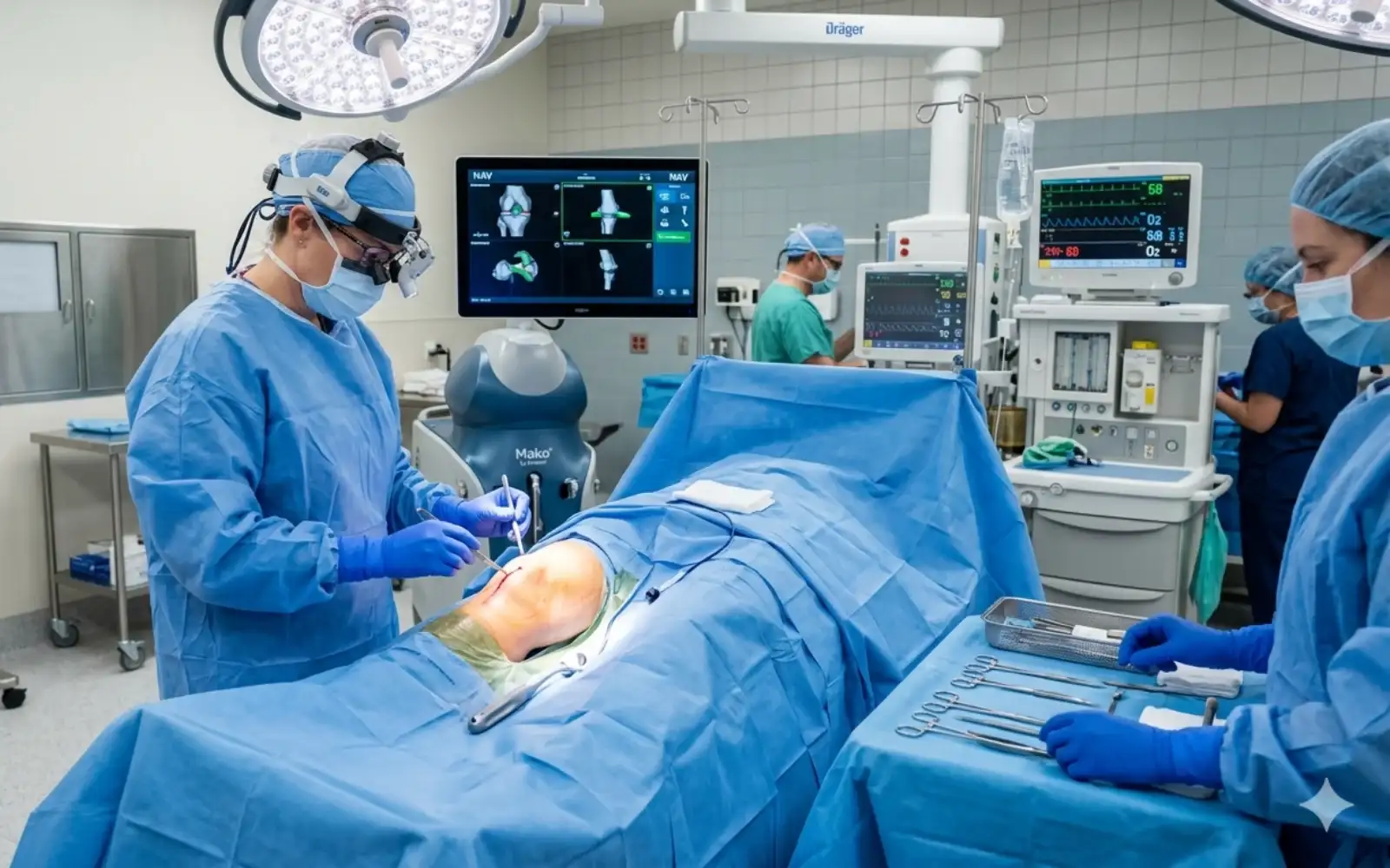 Minimally invasive knee replacement procedure
