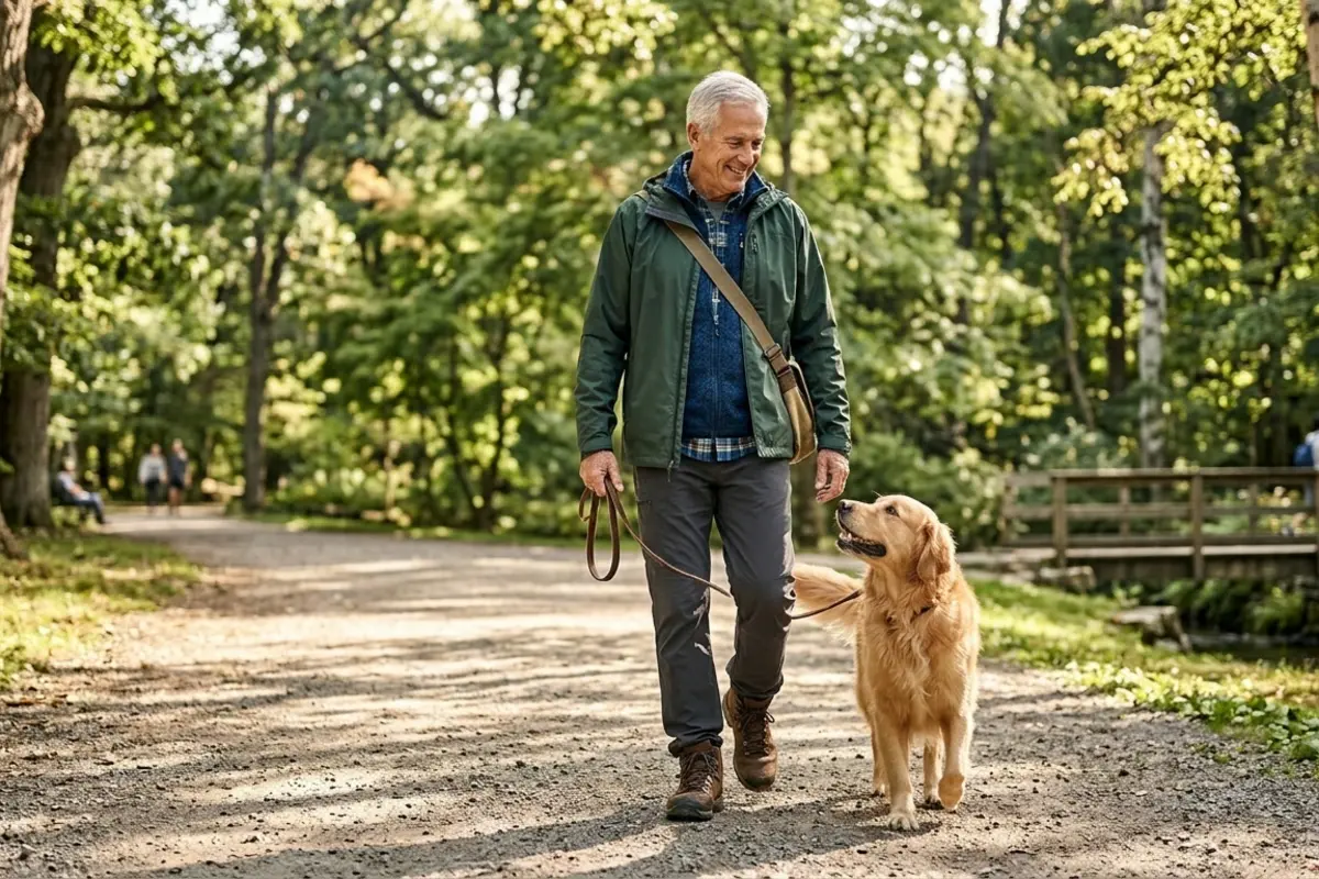 Active older adult enjoying daily activities after orthopedic treatment